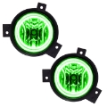 Picture of Oracle Lighting 01-03 Ford Ranger Pre-Assembled LED Halo Fog Lights -Green SEE WARRANTY