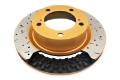 Picture of DBA 05-06 Pontiac GTO Front Street Series Drilled & Slotted Rotor w-Black Hat