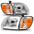 Picture of ANZO 00-04 Toyota Tundra Reg-Acc Cab Only Crystal Headlights w-Lgt Bar Chrome w-Corner Lights 2pc