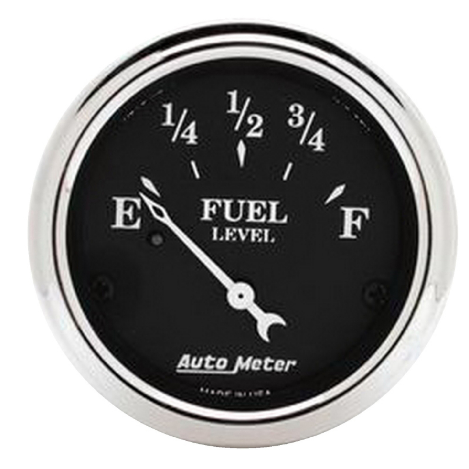 Picture of Autometer 2 1-16in Old Tyme 73-10 Ohm Electronic Fuel Level Gauge - Black