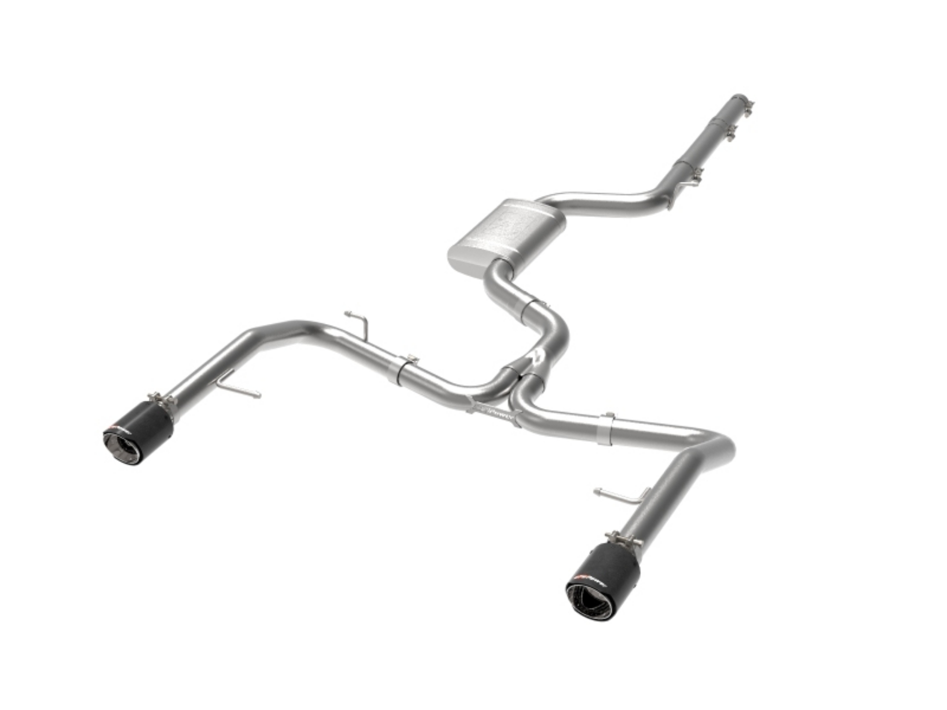 Picture of afe 19-21 VW Jetta GLI MKVII L4-2-0L t MACH Force-Xp 304 SS Cat-Back Exhaust System Carbon Tips