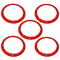 Picture of Ford Racing 2021+ Ford Bronco Functional Bead Lock Ring Kit - Red