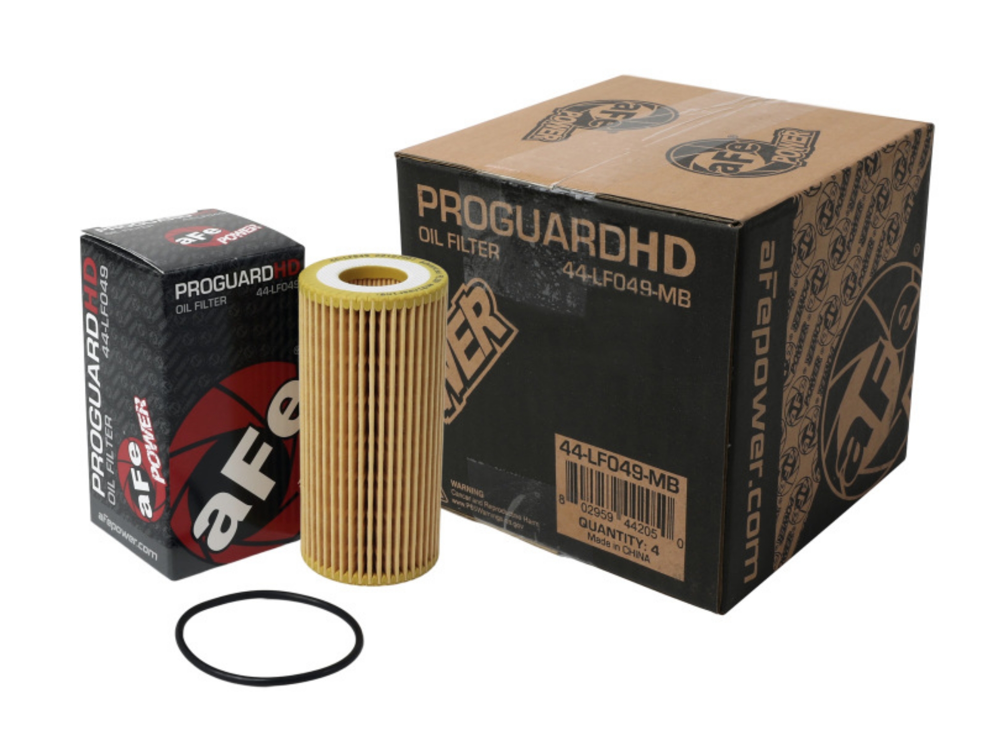 Picture of aFe Pro GUARD HD Oil Filter 4 Pack