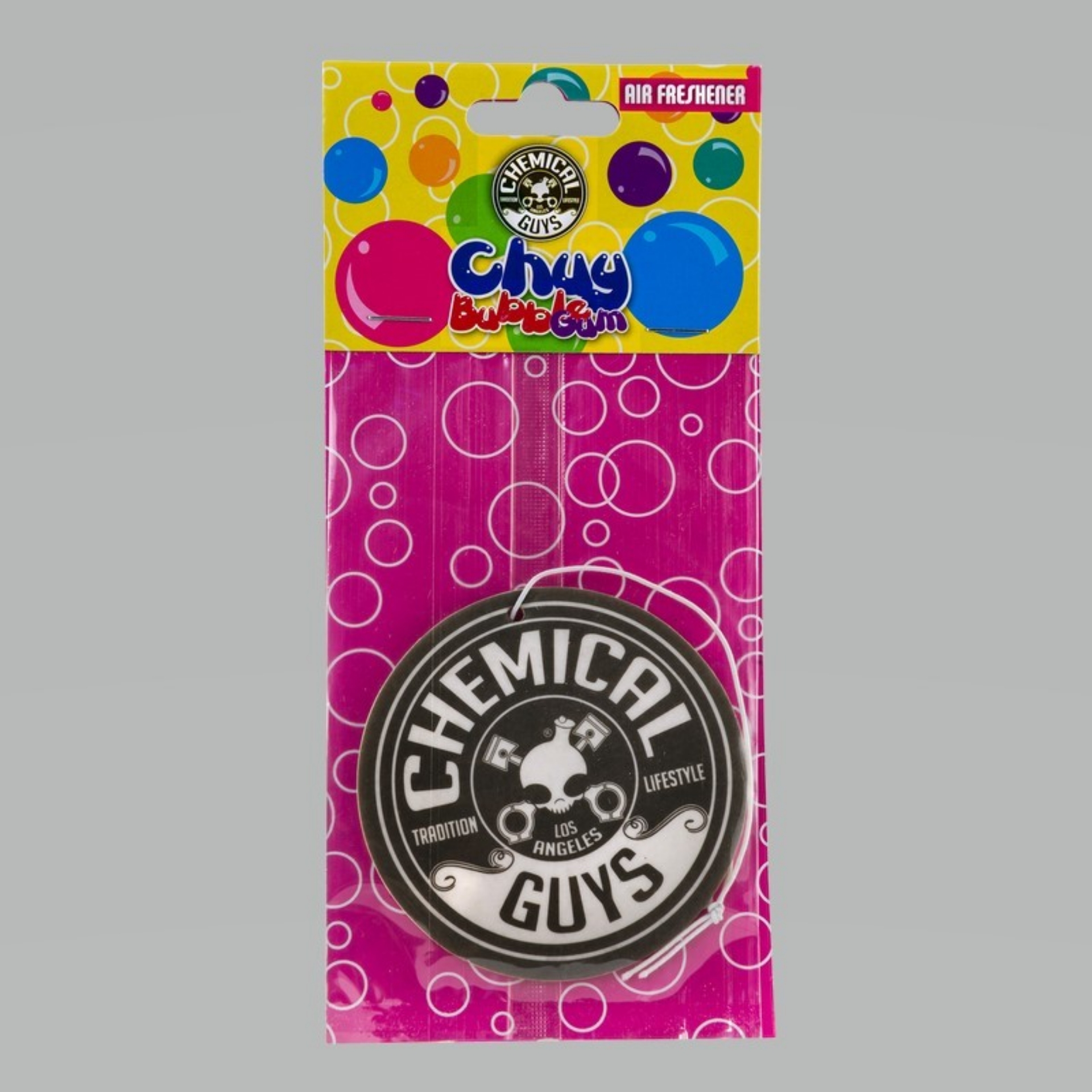 Picture of Chemical Guys Chuy Bubble Gum Premium Hanging Air Freshener & Odor Eliminator