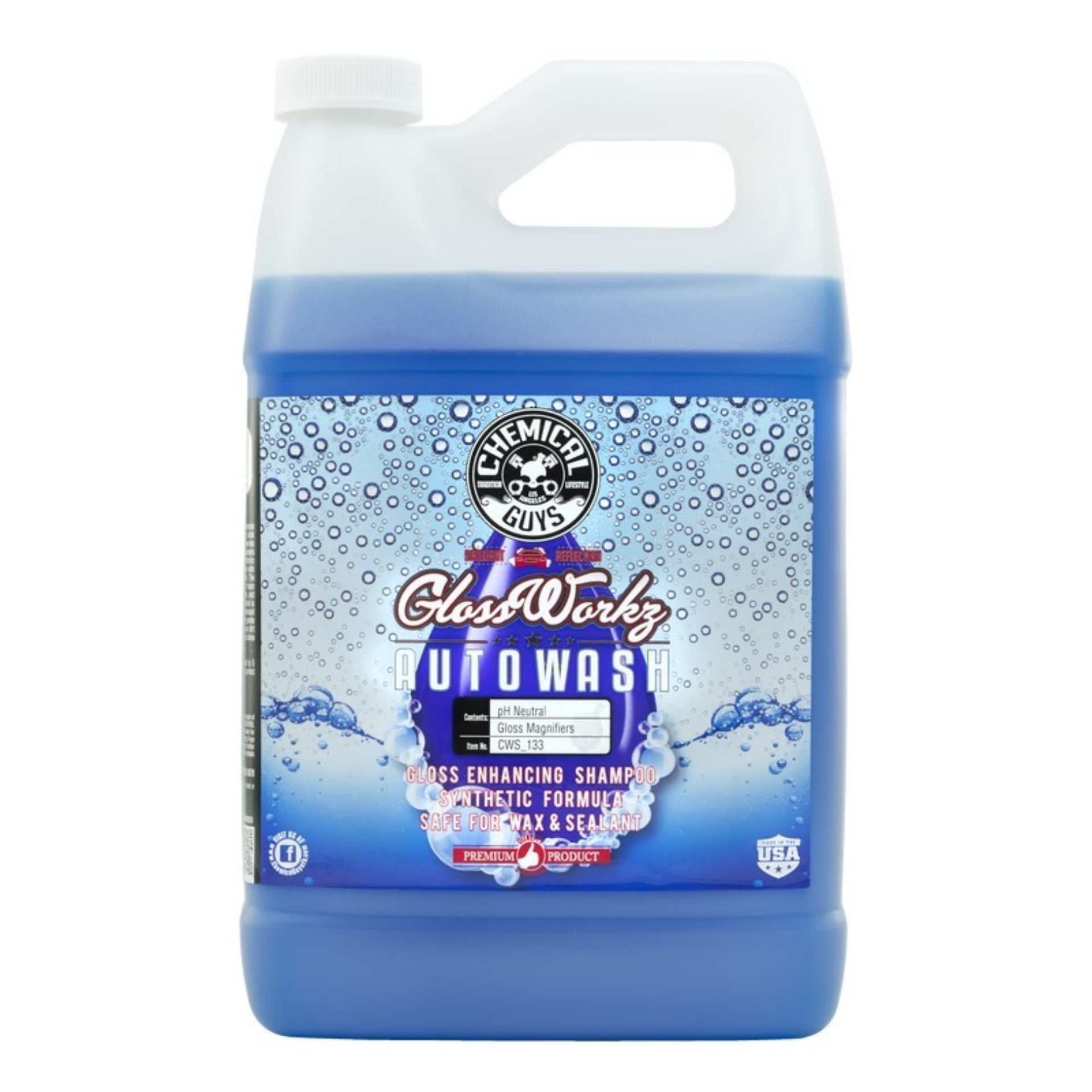 Picture of Chemical Guys Glossworkz Gloss Booster & Paintwork Cleanser Shampoo - 1 Gallon