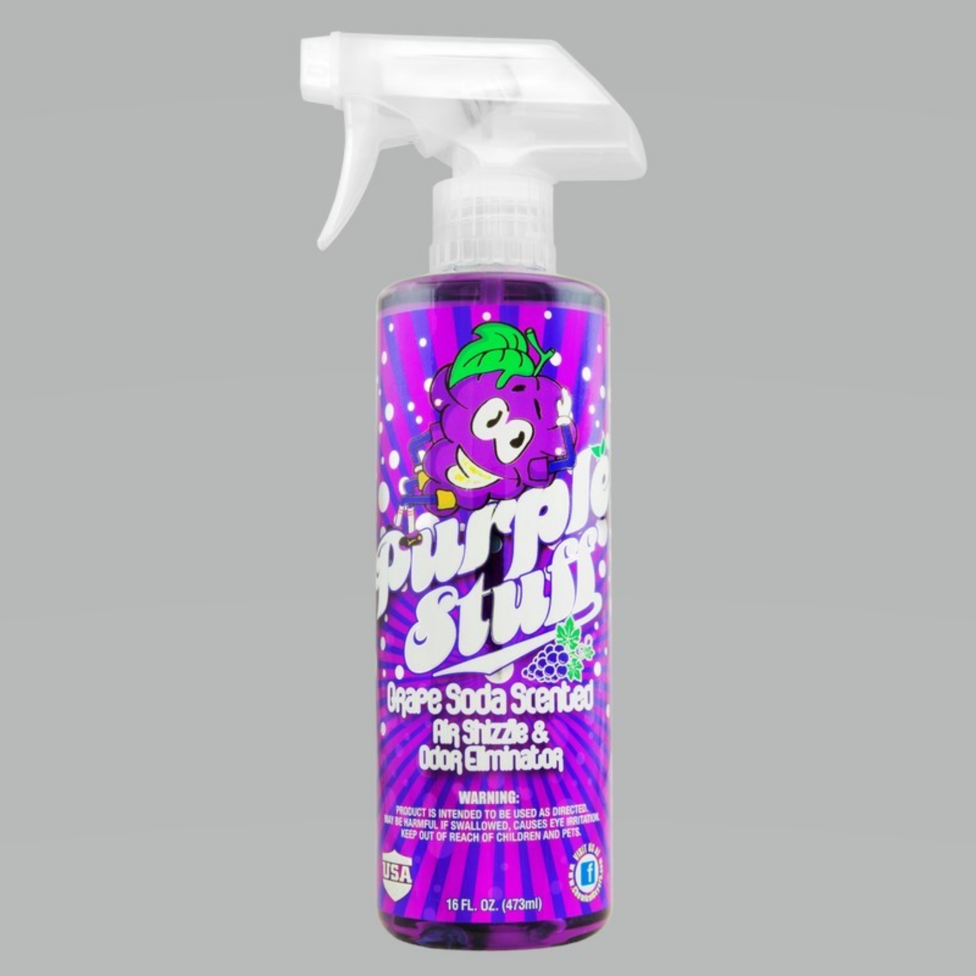 Picture of Chemical Guys Purple Stuff Grape Soda Air Freshener & Odor Eliminator - 16oz