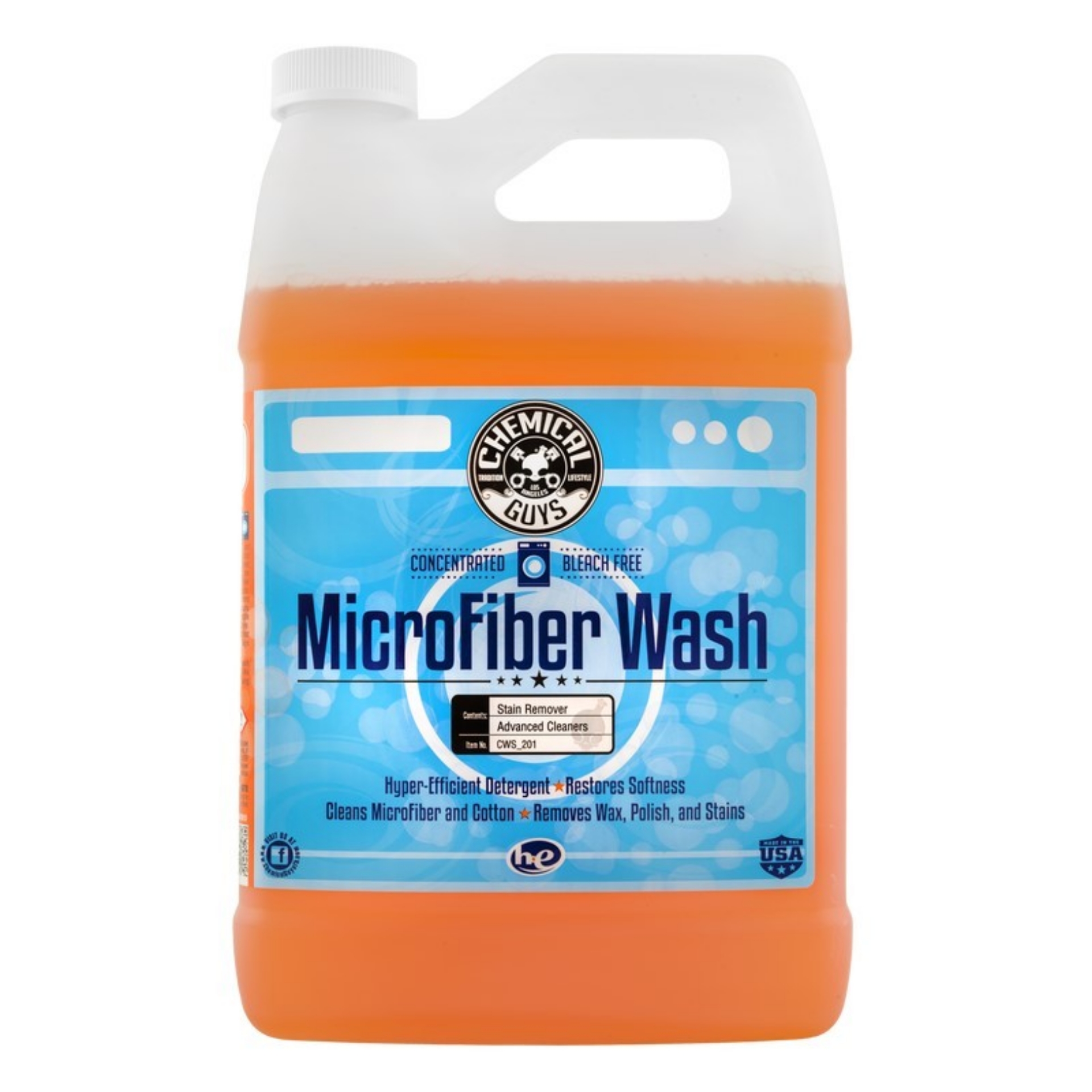 Picture of Chemical Guys Microfiber Wash Cleaning Detergent Concentrate - 1 Gallon