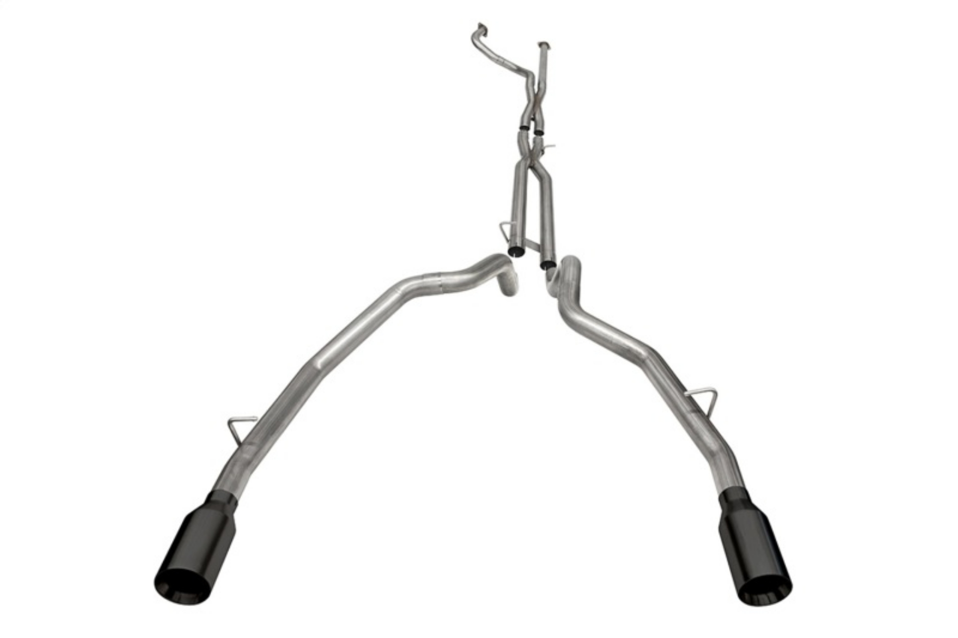 Picture of Corsa 2021-2024 Dodge Ram TRX Crew Cab Baja Catback Exhaust Dual Rear Black Tip