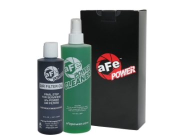 Picture of aFe Air Filter Restore Kit 8oz Squeeze Oil & 12oz Spray Cleaner - Black