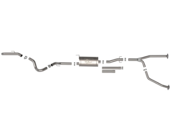 Picture of aFe 2022 Toyota Tundra V6-3-5L tt Apollo GT Series Hi-Tuck 2-5in to 3in 409 SS Cat-Back Exhaust