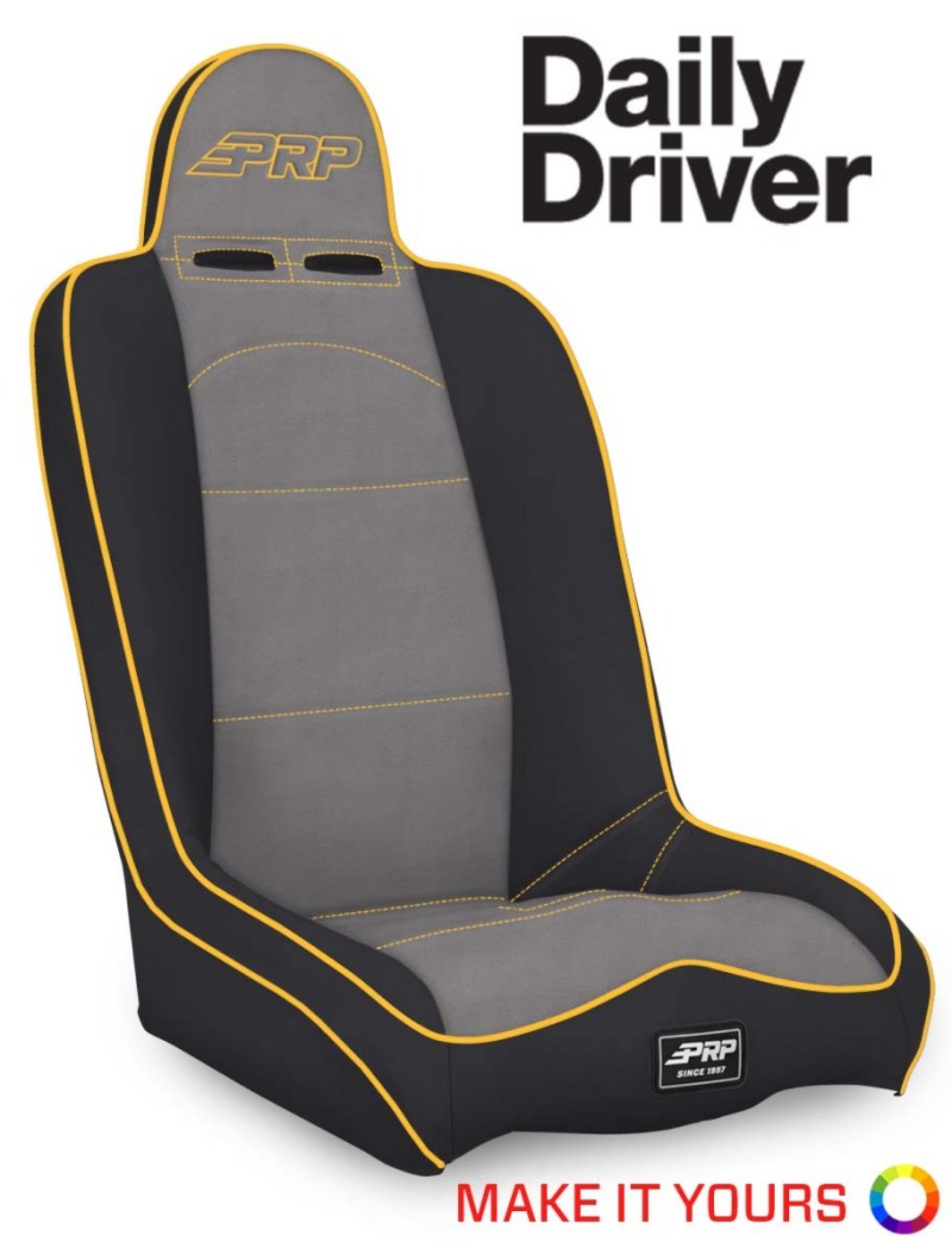 Picture of PRP Daily Driver Low Back Extra Wide Suspension Seat