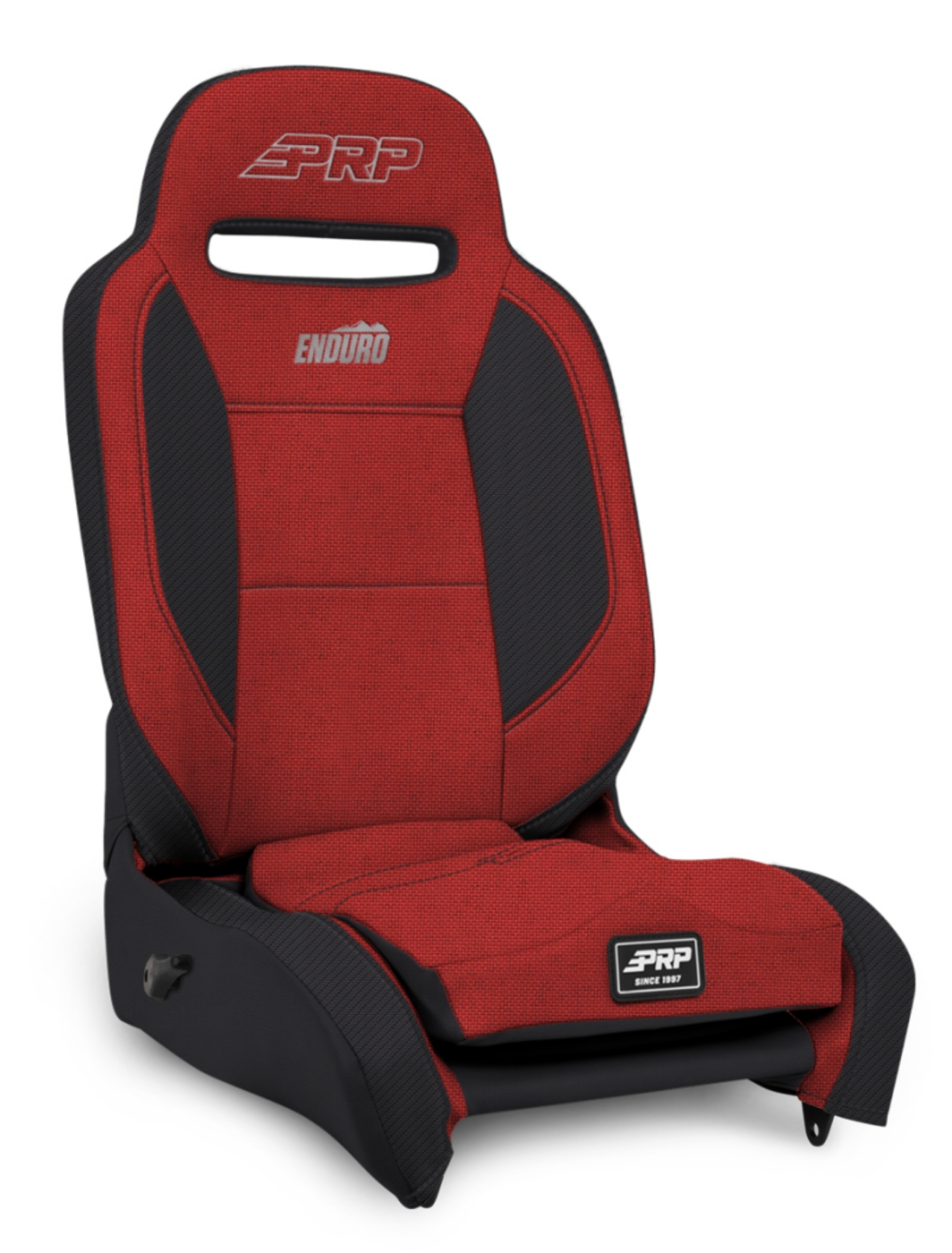 Picture of PRP Enduro Elite Reclining Suspension Seat Driver Side- Red-Black