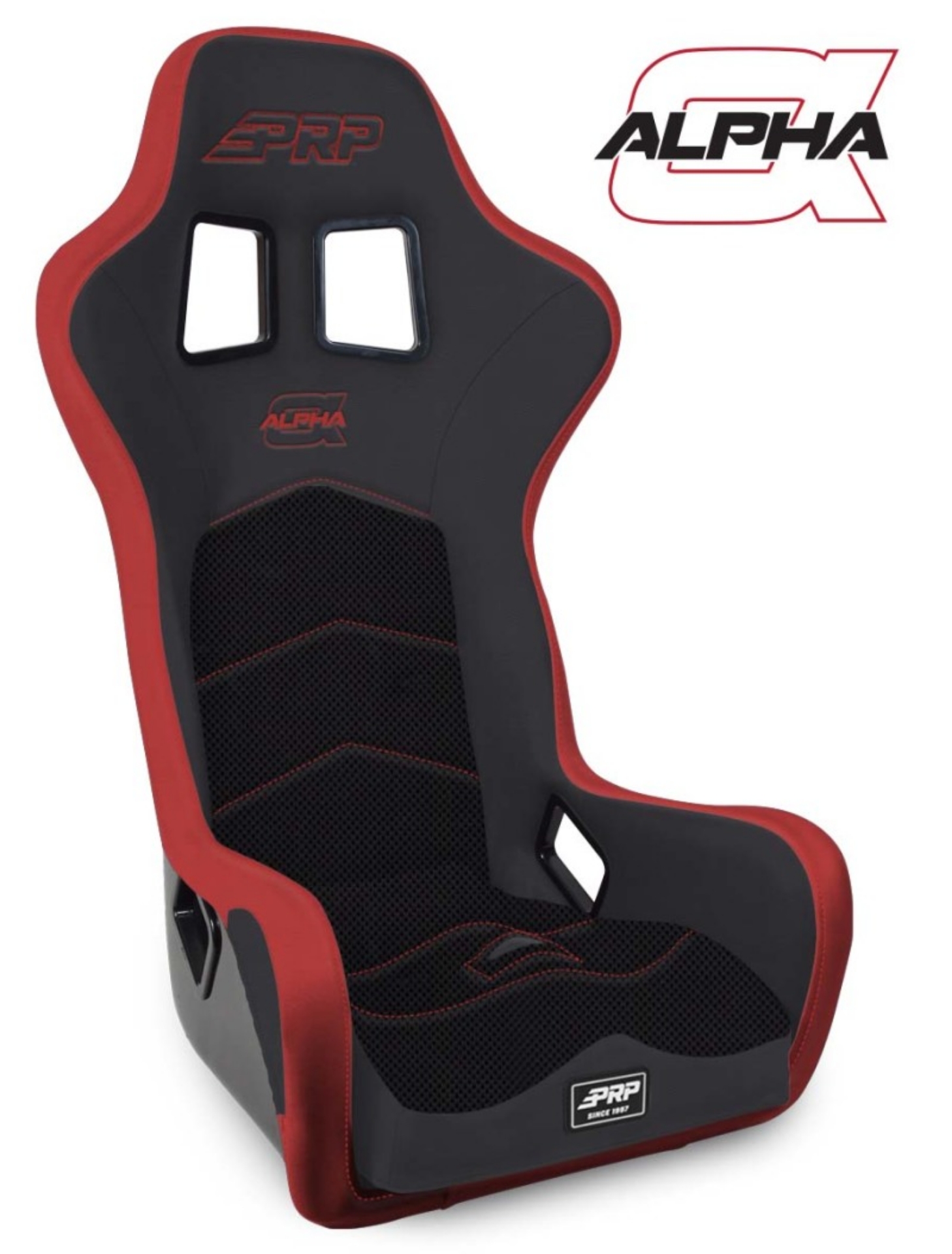 Picture of PRP Alpha Composite Seat- Black-Red