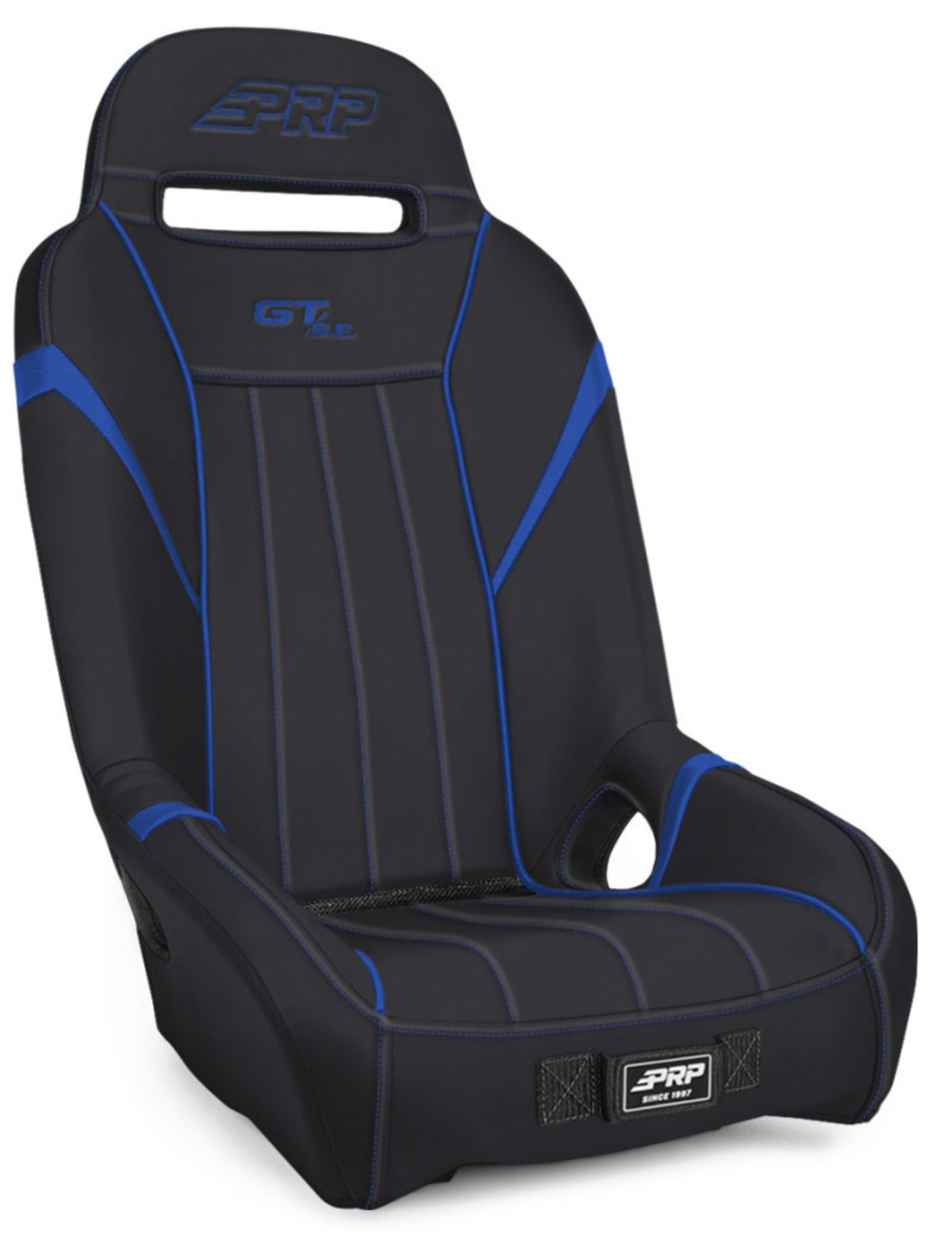 Picture of PRP GT-S-E- 1In- Extra Wide Suspension Seat- Black-Blue