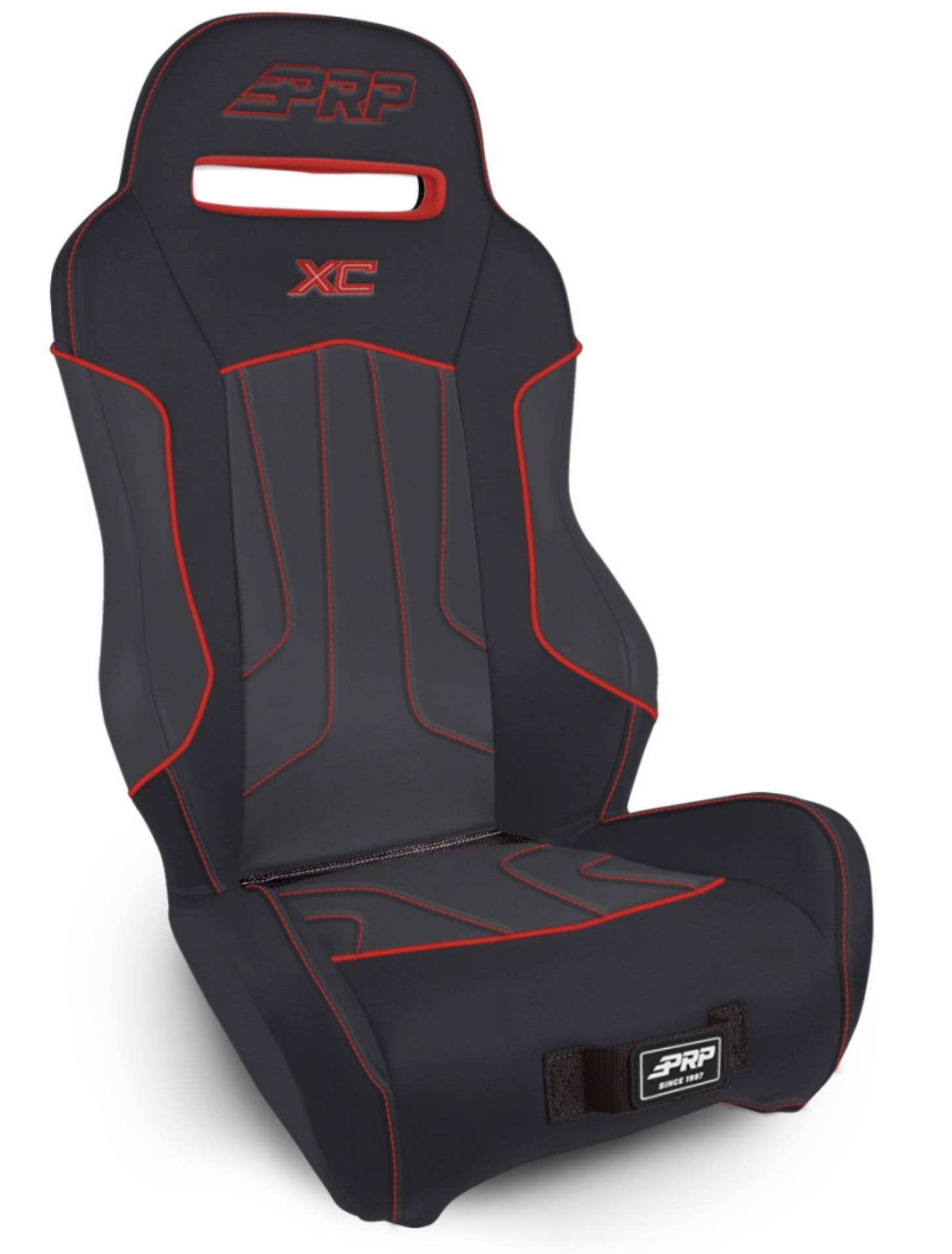 Picture of PRP XC 1In- Extra Wide Suspension Seat- Red Trim