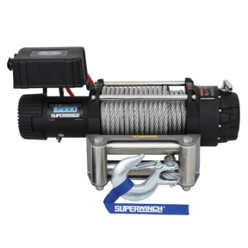 Picture of Superwinch 15000 LBS 12V DC 7-16in x 82ft Wire Rope Tiger Shark 11500 Winch