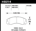 Picture of Hawk Mitsubishi Eclipse GT Performance Ceramic Street Front Brake Pads