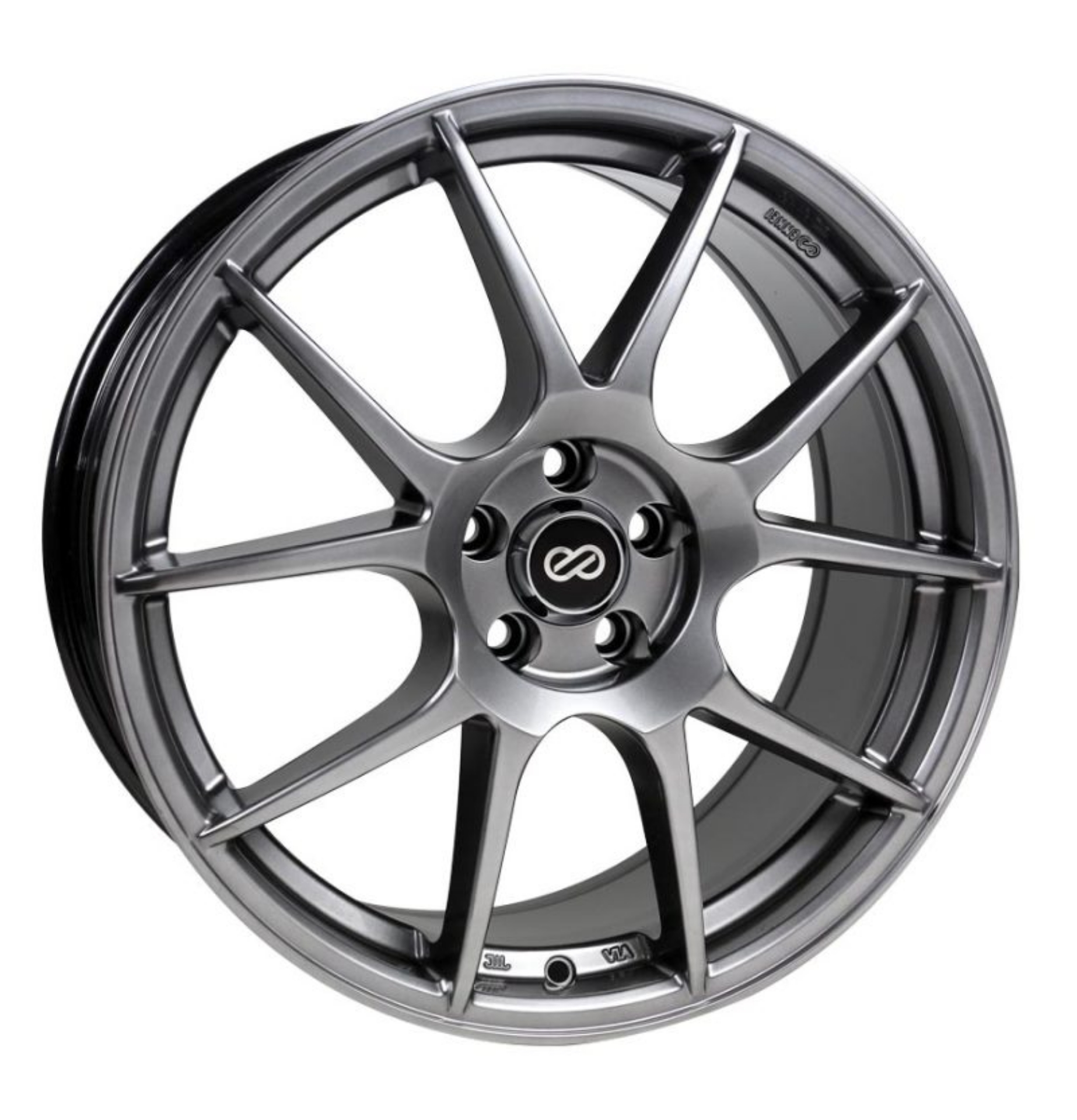 Picture of Enkei YS5 17x7-5 4x100 42mm Offset 72-6mm Bore Hyper Black Wheel