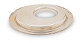 Picture of K&N Metal Base Plate 14in OD 5-1-8in Flange Chrome Finish