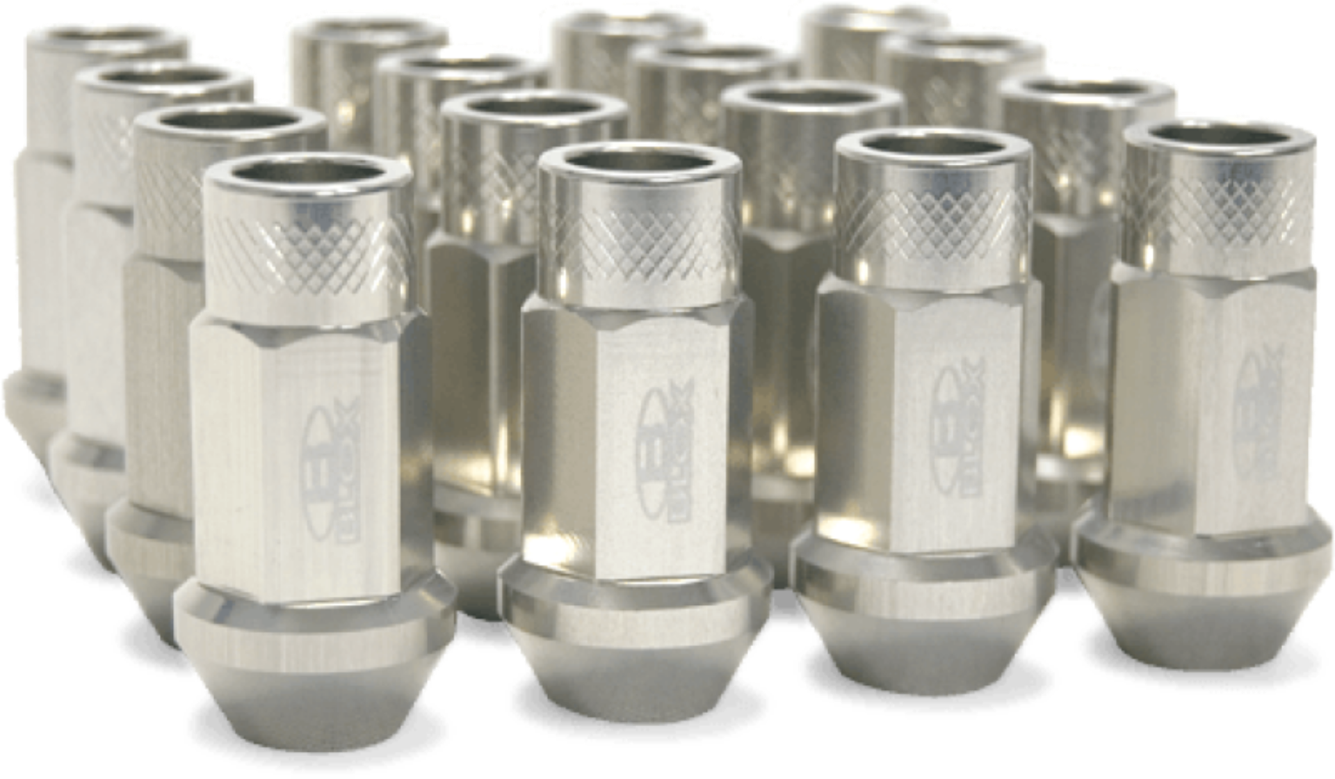 Picture of BLOX Racing Street Series Forged Lug Nuts 12x1-25mm Silver Set of 20