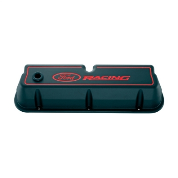 Picture of Ford Racing Logo Die-Cast Black Valve Covers