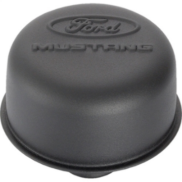 Picture of Ford Racing Black Crinkle Finish Breather Cap w- Ford Mustang Logo