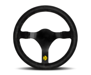 Picture of Momo MOD31 Steering Wheel 320 mm -  Black Suede-Black Spokes