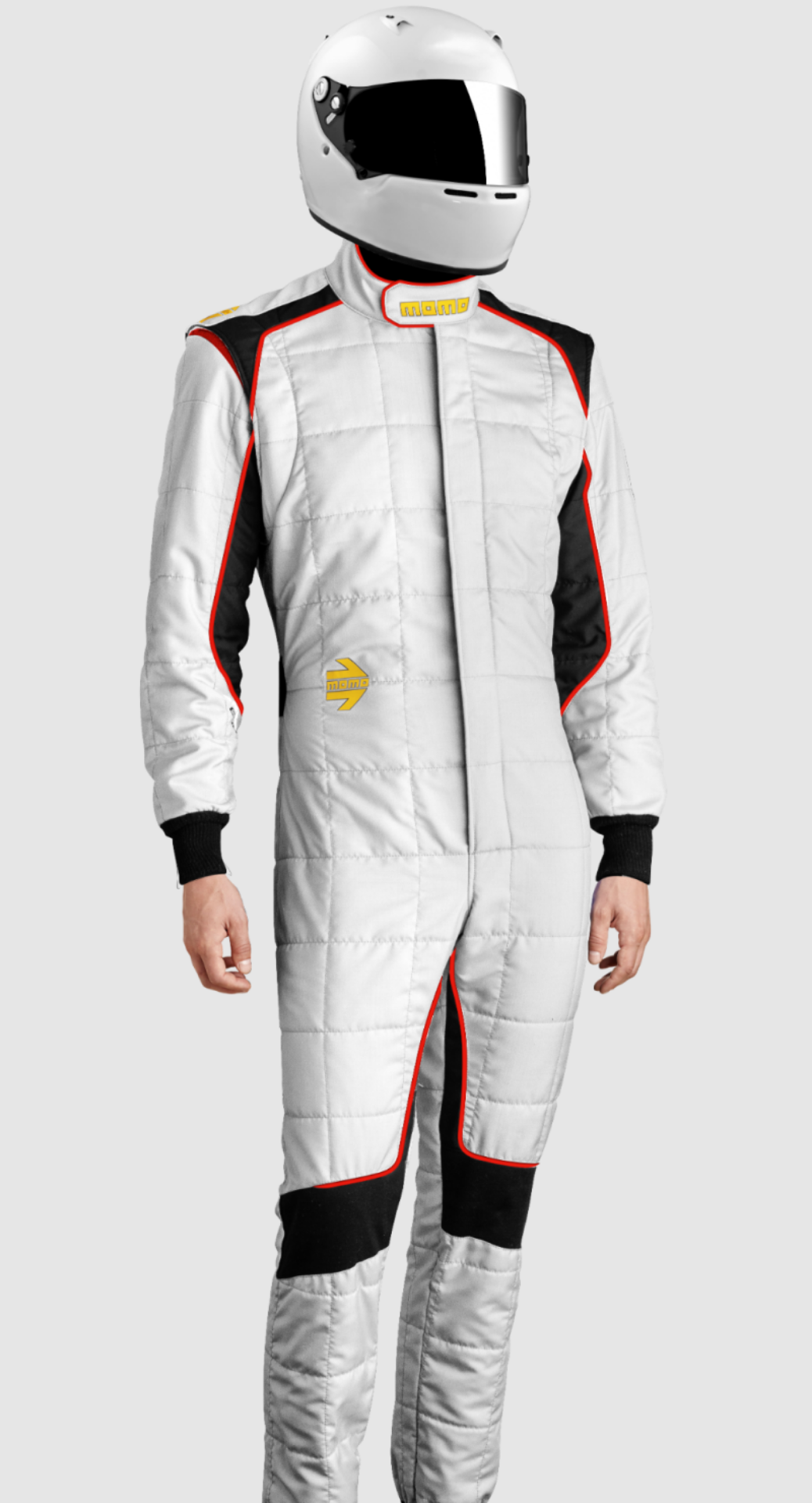 Picture of Momo Corsa Evo Driver Suits Size 48 SFI 3-2A-5-FIA 8856-2000-White