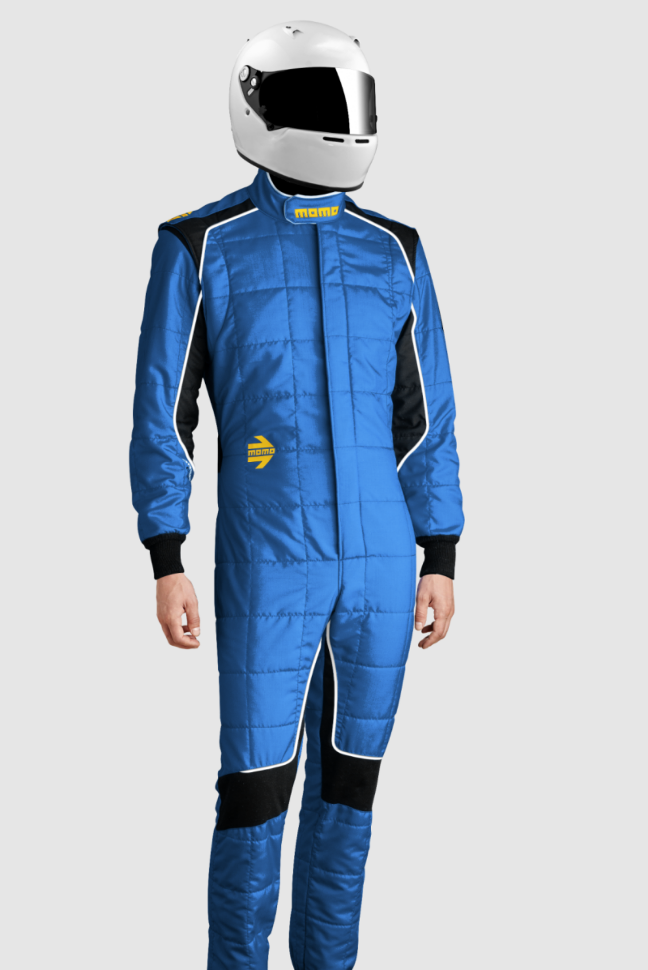 Picture of Momo Corsa Evo Driver Suits Size 48 SFI 3-2A-5-FIA 8856-2000-Blue