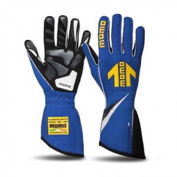 Picture of Momo Corsa R Gloves Size 11 FIA 8856-2000-Blue