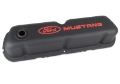 Picture of Ford Mustang Logo Black Crinkle Valve Cover