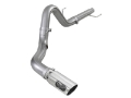 Picture of aFe 2021 Ford F-150 V6-3-0L td Large Bore 409 SS DPF-Back Exhaust System w- Polished Tip