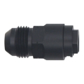 Picture of DeatschWerks 8AN Male Flare to 5-16in Female EFI Quick Connect Adapter - Anodized Matte Black