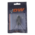 Picture of DeatschWerks 6AN Male Flare to 1-4in Female EFI Quick Connect Adapter - Anodized Matte Black