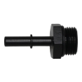 Picture of DeatschWerks 10AN ORB Male to 5-16in Male EFI Quick Connect Adapter - Anodized Matte Black