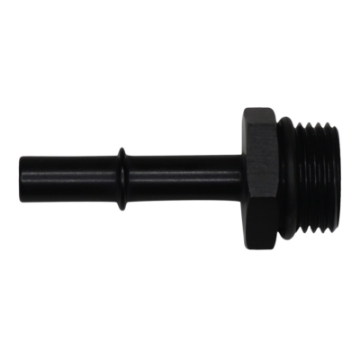 Picture of DeatschWerks 10AN ORB Male to 3-8in Male EFI Quick Connect Adapter - Anodized Matte Black