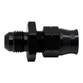 Picture of DeatschWerks 6AN Male Flare to 3-8in Hardline Compression Adapter - Anodized Matte Black