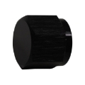 Picture of DeatschWerks 6AN Female Flare Cap - Anodized Matte Black