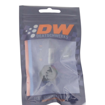 Picture of DeatschWerks 8AN Female Flare Cap - Anodized Matte Black