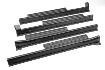 Picture of Bushwacker 07-21 Toyota Tundra CrewMax Trail Armor Rocker Panel 4pc - Tex- Black