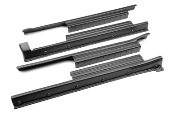 Picture of Bushwacker 07-21 Toyota Tundra CrewMax Trail Armor Rocker Panel 4pc - Tex- Black