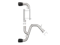 Picture of aFe 21-22 Hyundai Veloster N L4-2-0L Takeda 3in 304 SS Axle-Back Exhaust System w- Black Tip