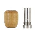 Picture of Mishimoto Short Steel Core Wood Shift Knob - Beech