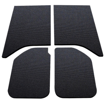 Picture of DEI 11-18 Jeep Wrangler JK 2-Door Boom Mat Headliner - 4 Piece - Black