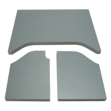 Picture of DEI 07-10 Jeep Wrangler JK 2-Door Boom Mat Headliner - 3 Piece - Gray