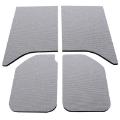 Picture of DEI 11-18 Jeep Wrangler JK 2-Door Boom Mat Headliner - 4 Piece - Gray