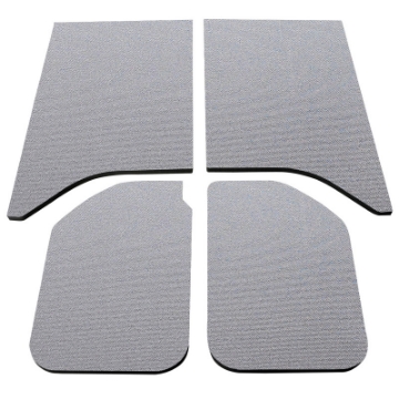 Picture of DEI 11-18 Jeep Wrangler JK 2-Door Boom Mat Headliner - 4 Piece - Gray