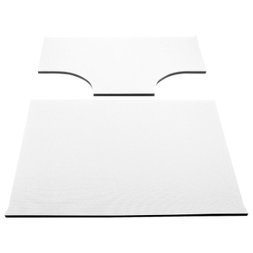 Picture of DEI 03-06 Jeep Wrangler TJ 2-Door w-Speaker Pods Boom Mat Headliner - 2 Piece - White