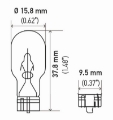 Picture of Hella Bulb 921 12V 16W W21X95D T5 2