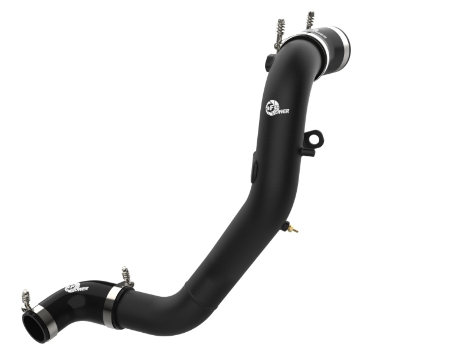 Picture of aFe Kia Stinger 18-22 V6-3-3L tt BladeRunner Cold Charge Pipe- Black